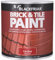 Blackfriar Peinture mate pour brique et carrelage Rouge 250 ml