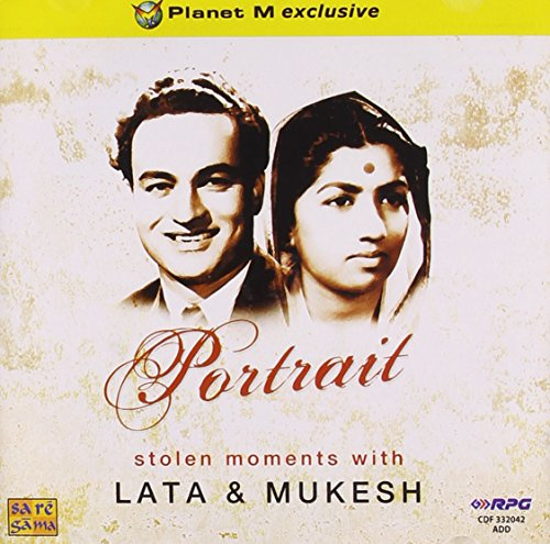 PORTRAIT STOLEN MOMENTS OF LATA AND MUKESH