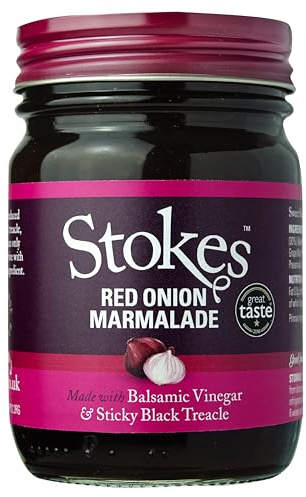Stokes Red Onion Marmalade Süß-würzige rote Zwiebelmarmelade 1x 265g