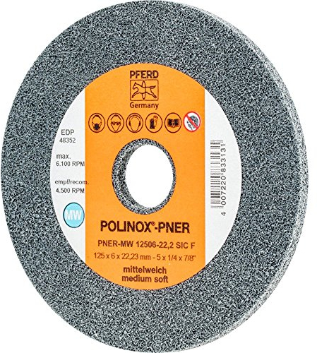 Pferd 44691452 Polinox-Kompaktschleifrad PNER - für Winkelschleifer und Kehlnahtschleifer - Ø 125mm, RPM: 6.100