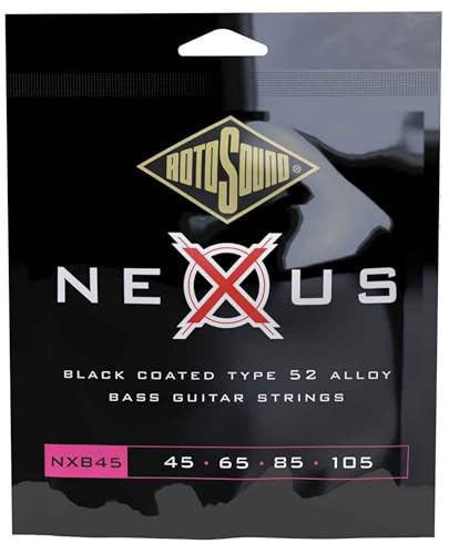 Rotosound NXB Nexus Bass black coated long scale Satz 4-str. Custom 45 65 85 105 NXB45