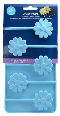 R&M International 9001 Daisy Pops Silicone Mold for Candy and Cake Pops