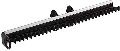 SOTECH Krawattenhalter Gürtelhalter ausziehbar Silber/schwarz, Krawattenauszug Links und rechts verwendbar, BxTxH=450x78x81 mm