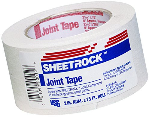 Sheetrock 380041024 Paper Drywall Joint Tape, 75' Length x 2-1/6 Width (Pack of 24)