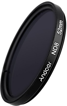 Andoer® 52mm UV+CPL+ND8 Circular Filter Kit Circular Polarizer Filter ND8 Neutral Density Filter with Bag for Nikon Canon Pentax Sony DSLR Camera