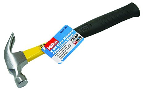 8OZ Claw Hammer Fibre Glass Shaft