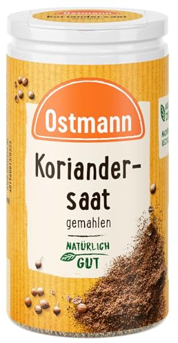 Ostmann Gewürze - Koriander gemahlen | 25 g in der Streudose | Für Curry, selbstgemachtes Brot oder Braten
