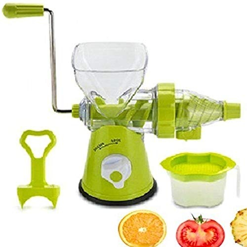 TrAdE shop Traesio SPREMIAGRUMI CENTRIFUGA Manuale SPREMI Frutta Verdure Succo POLPA Blocco Ventosa