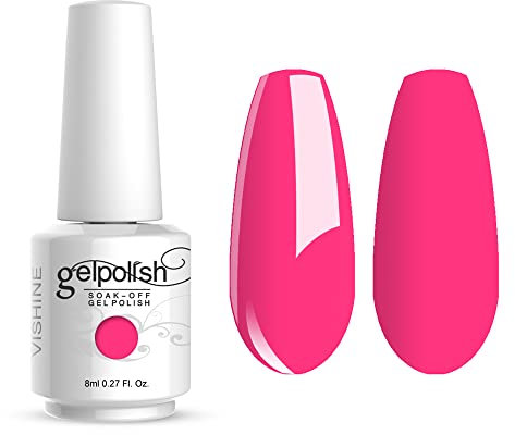 Vishine Vernis à ongles 8ml Semi-permanent Nail Polish UV LED Soak Off Gels Manucure #034