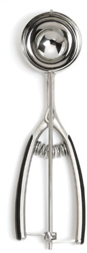 Norpro 705 NOR-705 Pelle en acier inoxydable avec manche en SANTOPRENE 59 mm