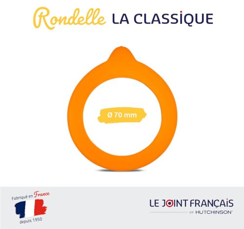 10 Joints de bocaux 70mm│Le Joint Français par Hutchinson│Gamme « La Classique »