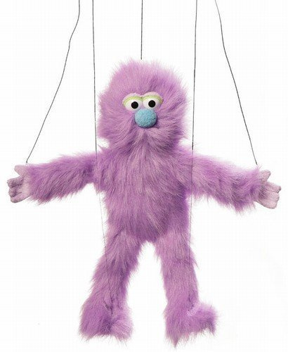 Silly Puppets Purple Monster Marionette String Puppet