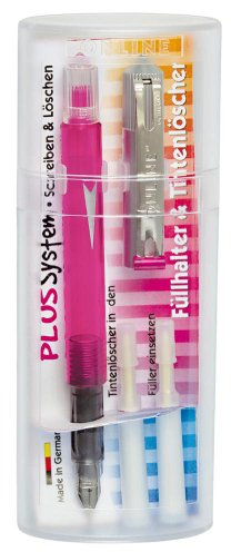 Online 04018 - Füllfederhalter College - Plus System, inklusive Tintenlöscher, pink