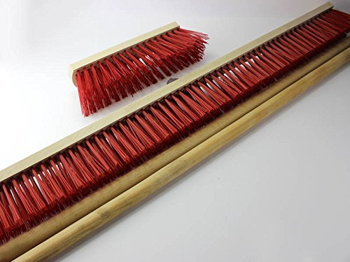 2 x Straßenbesen 100 cm + 30 cm Besen Kehrbesen Set + Stiele