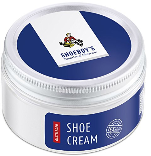 Shoeboy's Shoe Cream - pflegende Schuhcreme im Tiegel für hochwertige Glattleder, hellbraun, 1er Pack (1 x 50 ml)