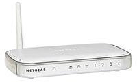Netgear 54 Mbps Wireless Print Server with 4-port Switch