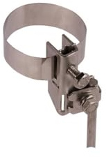 Dehn 540100 - Schelle für Antenne 3/4-6 Zoll (1,9-15,2 cm) Niro V2A