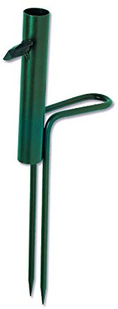Zebco Erdspiess für Angelschirm 34cm - Schirmhalter zum Angeln, Halterung für Schirme, Halter für Brollys