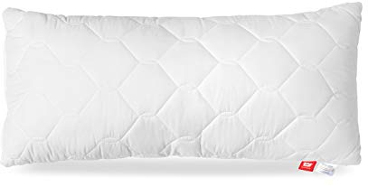 Medicate Mikrofaser Allergiker Kopfkissen 40 x 80 cm - Allergiker Kissen mit Kugel-Hohlfasern Kissenfüllung – Steppkissen 40x80 – Waschbar bis 95 Grad Made in Germany