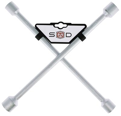 S SUMEX 2707085 Llave De Cruz Ruedas Diámetro 17-19 - 21-23 mm Herramienta Esencial para Emergencias