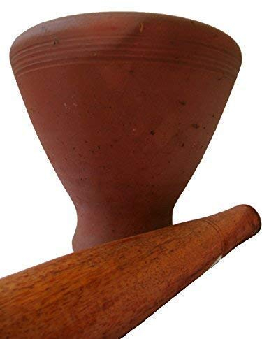 XL Laos Mortero de arcilla - con Mortero de madera