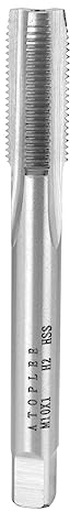 ATOPLEE HSS Metric Gewindebohrer,M10 Rechtsgewinde Feingewinde Schneider,Universeller Gewindebohrer (M10 x 1,0)