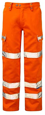 Pulsarail Combat Trouser, 32 Waist Regular Leg, Hi-Viz Orange