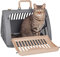 SportPet Designs Travel Cat Carrier Front Door Plastic Collapsible, Large