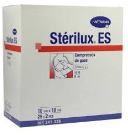 Paul Hartmann Sterilux sterile cotton gauze swabs 10cm*10cm (pack of 2*25)