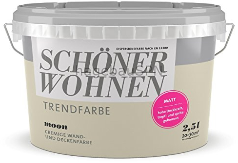 Schöner Wohnen 2,5 Liter Trendfarbe matt MOON