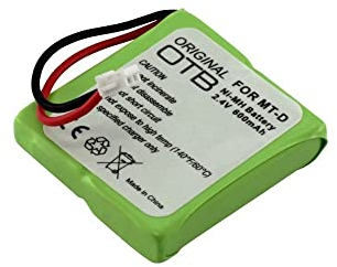 OTB Akku für AVM Fritz!Fon MT-D / Medion MD 81877 / Audioline SLIM DECT 500 / T-Com Sinus A201 NIMH 600mAh 2.4V