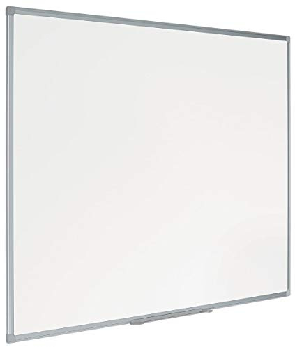 Bi-Office Earth - Umweltfreundliches Whiteboard, mit Aluminiumrahmen und Stifteablage, Magnettafel, Emaillierte Premiumoberfläche, 60 x 45 cm