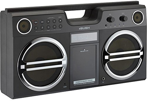 Bush Boombox with Docking Station - Black