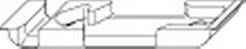 MACO Kippschließteil senkrecht, Falzluft 4 mm, Versatz 9 mm, universal (30274) ; 1 Stück