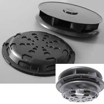 Wind Driven Van Roof Vent (Low Profile) - Universal Fitting (Black)