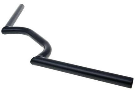 2EXTREME Lenker M-Type M-Lenker schwarz 56,5 cm, 22 mm Rohrdurchmesser | Sportliche M-Lenker-Form für Dragsterumbauten und tiefe Sitzhaltung, passend für 22 mm Lenkeraufnahmen, Breite ca. 56,5 cm