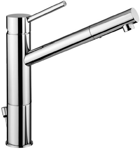 PAFFONI Lavabo BIRILLO Miscelatore lavabo Canna Lunga con prolunga mm.100 Forata + Asta Verticale + Asta Orizzontale cm.39 + Scarico 1”1/4