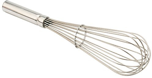 PIAZZA - Frusta a Mano da Cucina Professionale Acciaio Inossidabile 8 Fili, 60cm - Sbattitore Manuale Robusto con Anello per Mescolare Agilmente senza Grumi, Utensili Cucina Acciaio Inox, 60x9,5x9,5cm