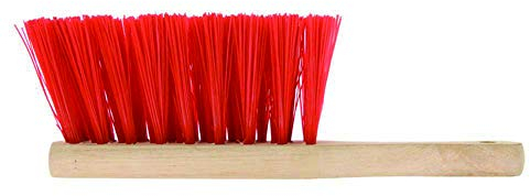 Elliott Synthetic Bristle FSC Certified Handled Hand Scrubbing Brush with Stiff Bristles – Heavy Duty, Perfect for outdoor use, Workshops, warehouses and Gardening, Brown