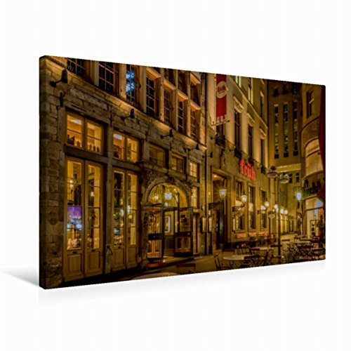 Paul Sinus Art Impression sur toile de qualité supérieure Motif maison de brassage de Cologne 75 x 50 cm Dôme de nuit CALVENDO Lieu de calvando