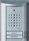 Schneider Electric Ritto Türstation, Entravox, Audio für 2-Familienhaus, Gegensprechanlage mit Beleuchtung und Klingeltasten, Aufputz, Außeneinheit, silber eloxiert, Artikelnummer 1840220