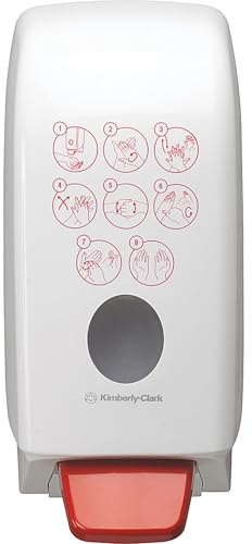 Aquarius Spender für Handdesinfektionsmittel 7124 – Weiß, 1 l