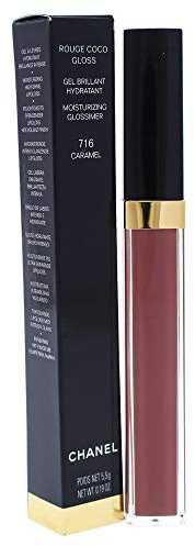 CHANEL Rouge Coco Gloss Moisturizing Glossimer No.716 Caramel (5.5 g)