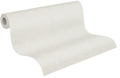A.S. Création überstreichbare Vliestapete Meistervlies Tapete 25,00 m x 1,06 m weiß Made in Germany 586513 5865-13