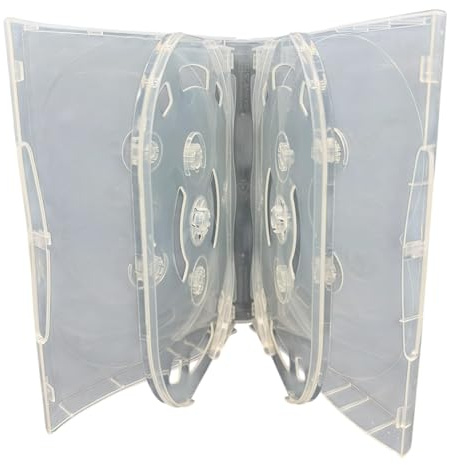 Etui transparent Dragon Trading pour 10 disques CD/DVD/Blu-ray, 36 mm