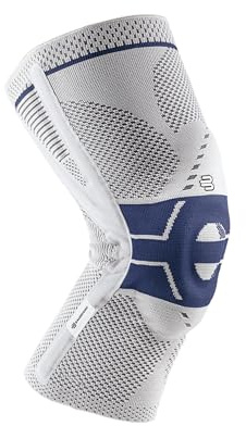 Bauerfeind Genutrain P3 Knee Support, Unisex, Titanium, Right, Size 5