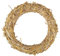 Rayher 8906631 Corona de Paja Natural, no soldada, 40 cm de diámetro