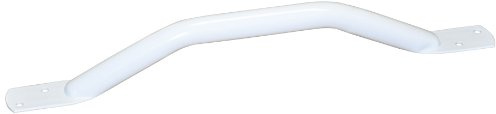 Aidapt White Safety Outdoor Indoor 12 (300mm) Easy Grip Coated Steel Grab Bar Rail Support Aid
