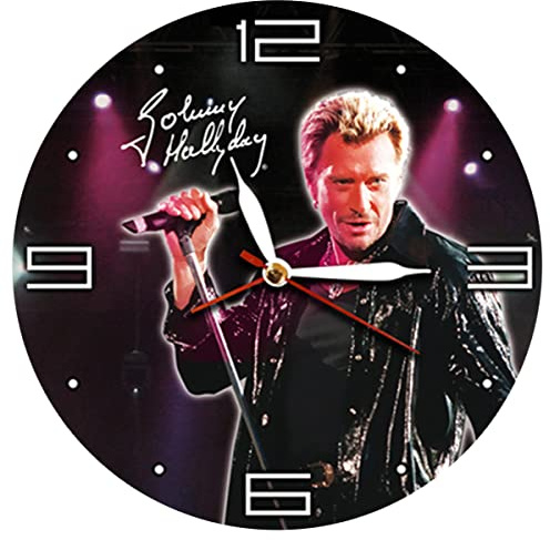 Johnny hallyday - - Pendule Johnny Hallyday Chanteur