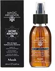 Nook Secret Absolute Oil | olio d’argan trattamento intensivo | 100ml | ideale per capelli opachi, devitalizzati e sfibrati